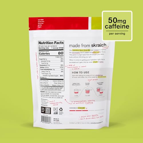 Skratch Labs sabor frambuesa-lima para energía durante entrenamientos.