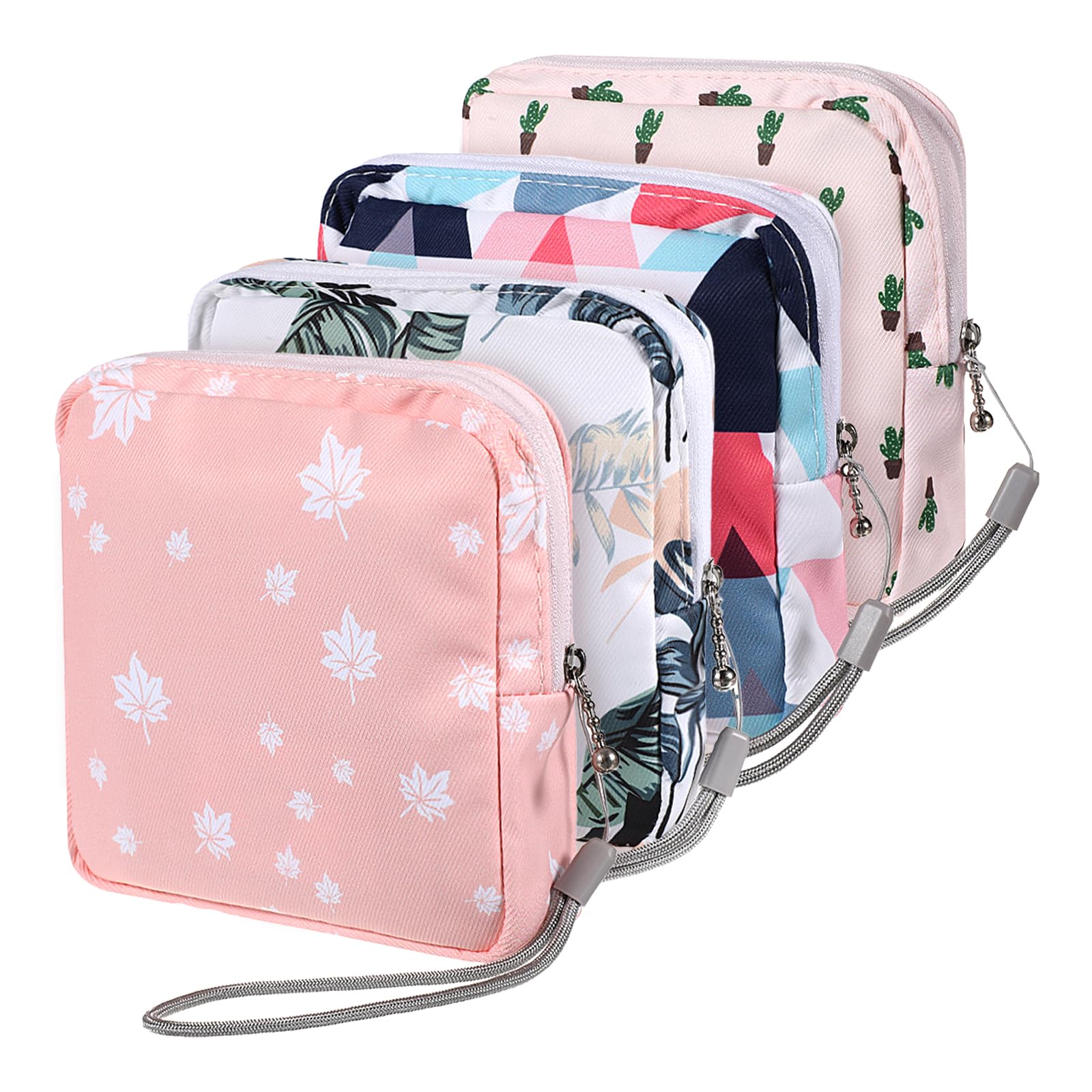 Skrfren bolsa portatil toallas sanitarias, diseño compacto y práctico para el día a día.