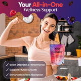 Uso de SKY NUTRITION para vida activa con gomitas de hongos.