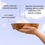 Sky Organics polvo de óxido de zinc ideal para cremas y jabones hechos en casa.