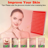 Skylaxy panel luz roja rostro para cuidado de la piel