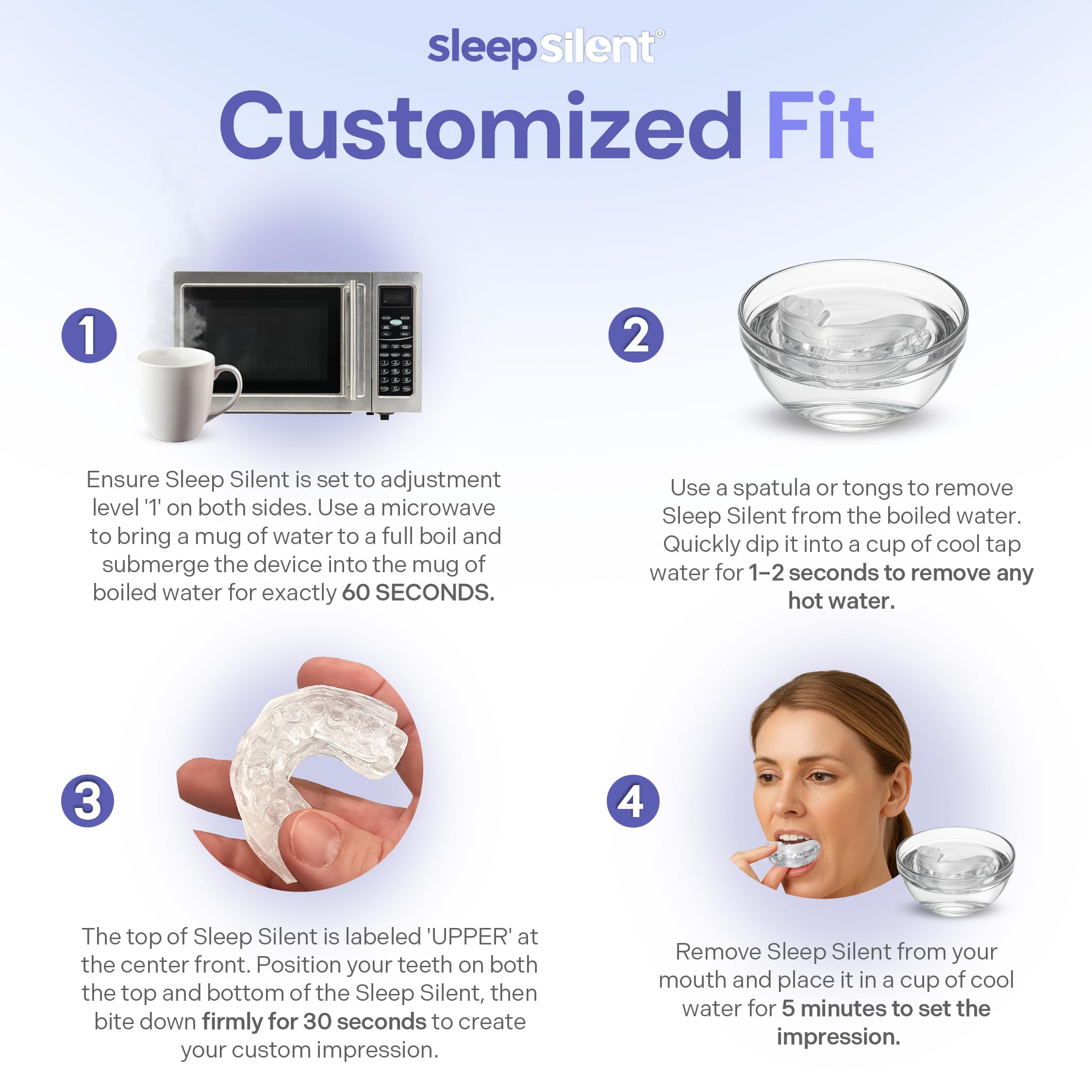 Sleep Silent: diseño frontal de flujo de aire para respiración natural al dormir