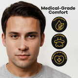 SleepSloth Nasal Strips diseño flexible que se adapta a diversas narices.