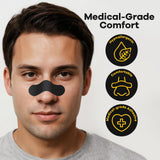 SleepSloth tira nasal con ajuste flexible para diferentes narices.