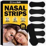 SleepSloth tiras nasales para ronquido, respiración nocturna más suave.