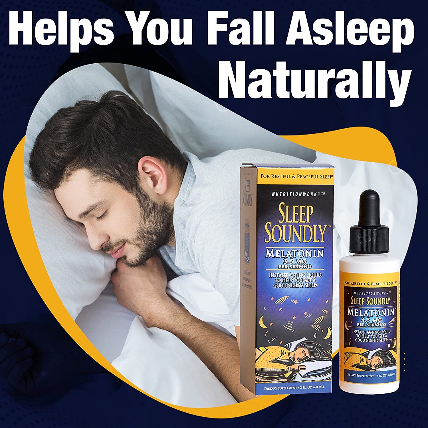 Sleep Soundly gotero facilita dosis constantes de dos porciones