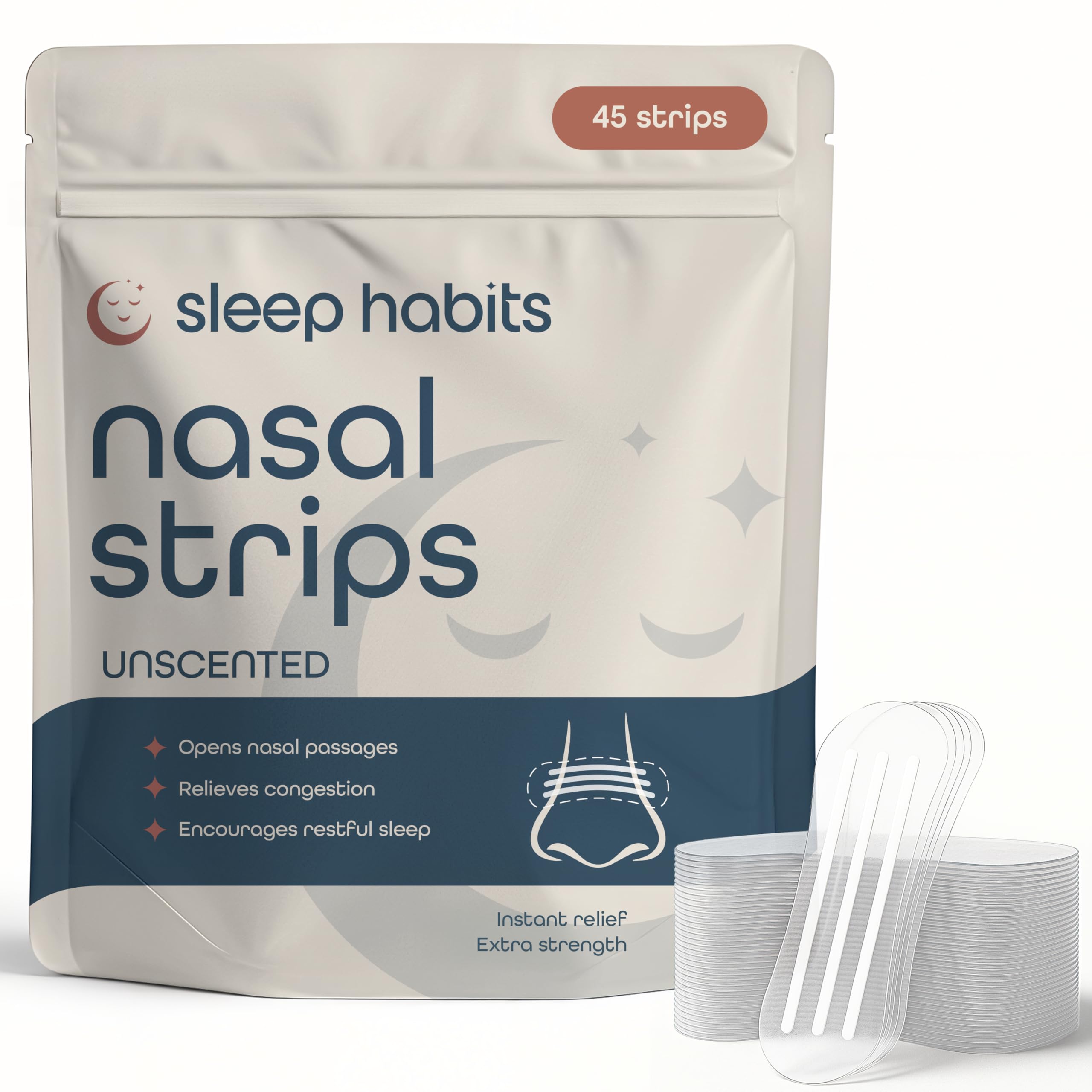 SleepHabits caja de parches nasales para uso nocturno
