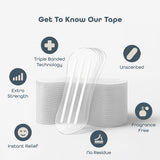 SleepHabits detalle de parche nasal para respiración suave