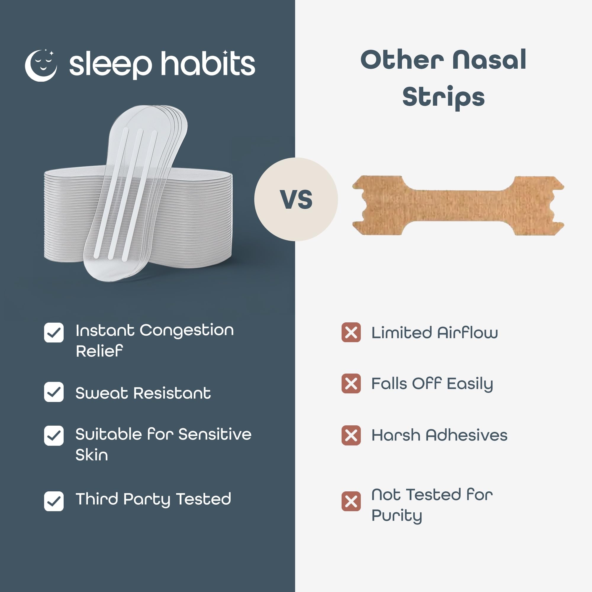 SleepHabits parche nasal lavanda ofrece aroma calmante al dormir