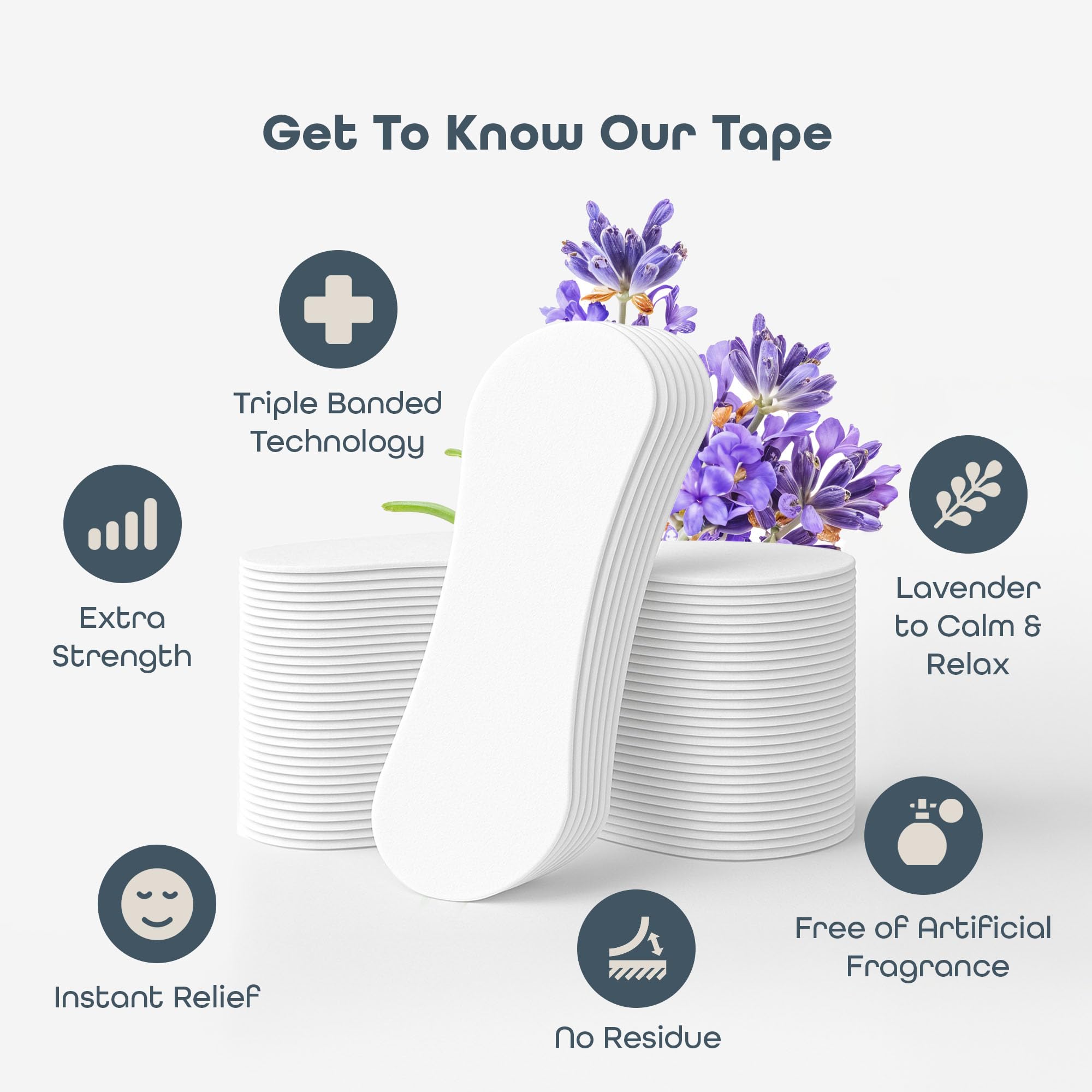 SleepHabits tiritas nasales eucalipto para respiración fresca