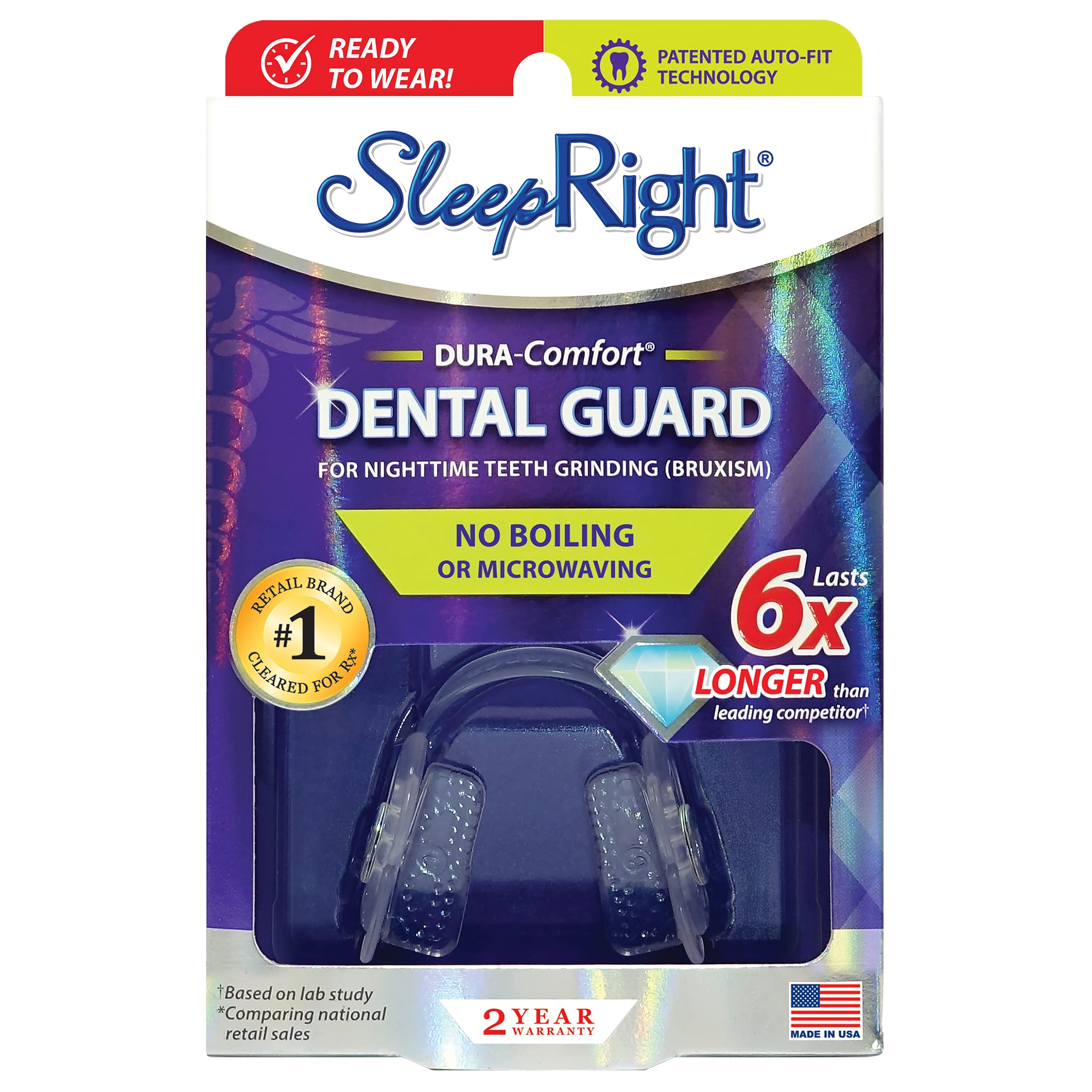 SleepRight Dura-Comfort en uso nocturno para dormir con mayor tranquilidad.