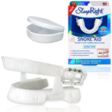 SleepRight Snore Aid muestra el ajuste-deslizable superior para mayor comodidad nocturna