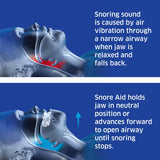 SleepRight Snore Aid ofrece ajuste personalizado para diferentes arcos dentales