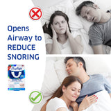 SleepRight Snore Aid Plus avance mandibular preciso para una vía aérea abierta.
