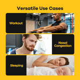 SleepSloth Nasal Strips uso versátil para ejercicio y descanso nocturno