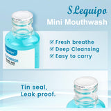 SLequipo enjuague bucal sin alcohol, mentolado suave para boca sensible