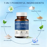 Extracto de menta visible en Slifthistle Zero Breath para aroma ligero.