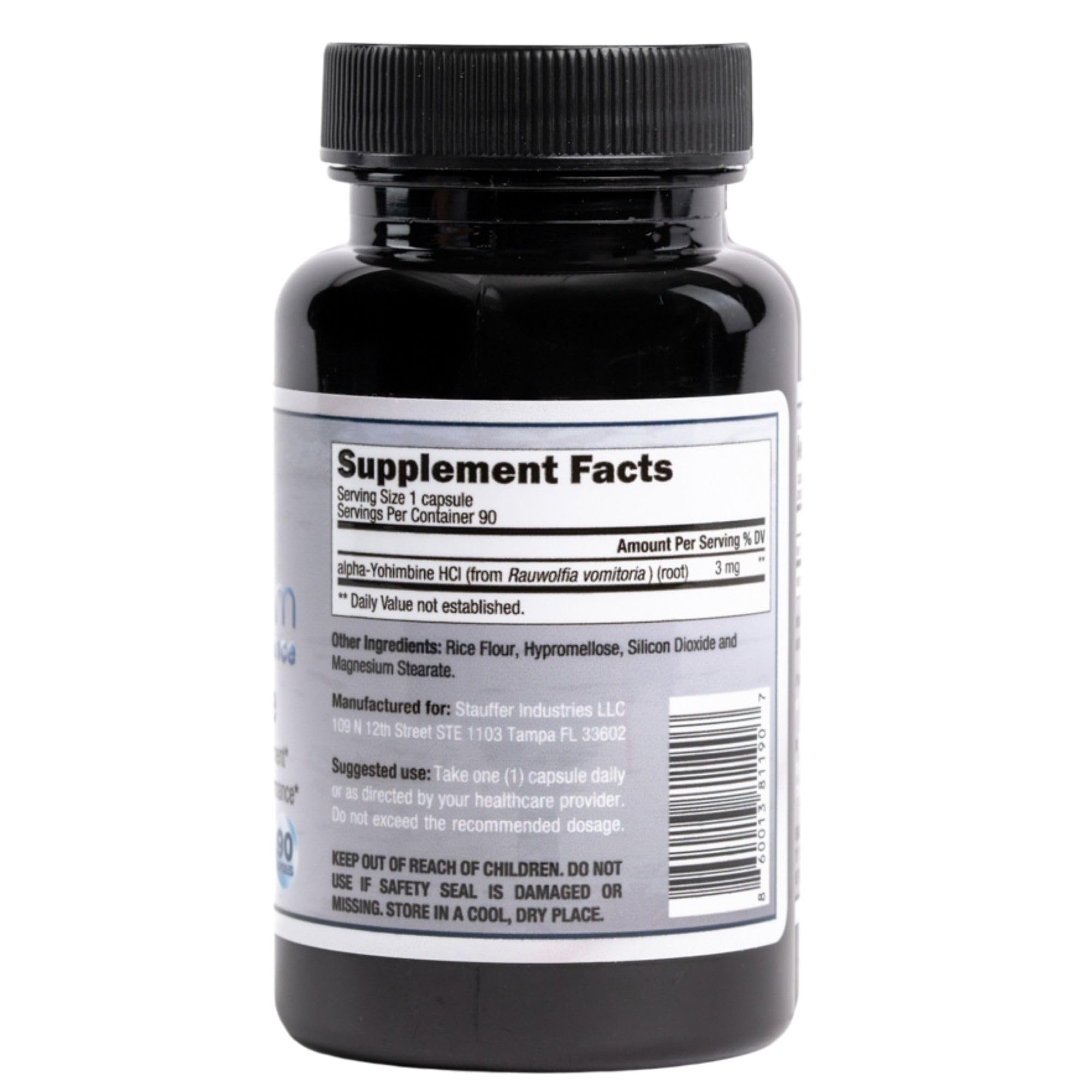 Slim Science Rauwolscine Yohimbine HCL: bote destacado para un estilo de vida activo