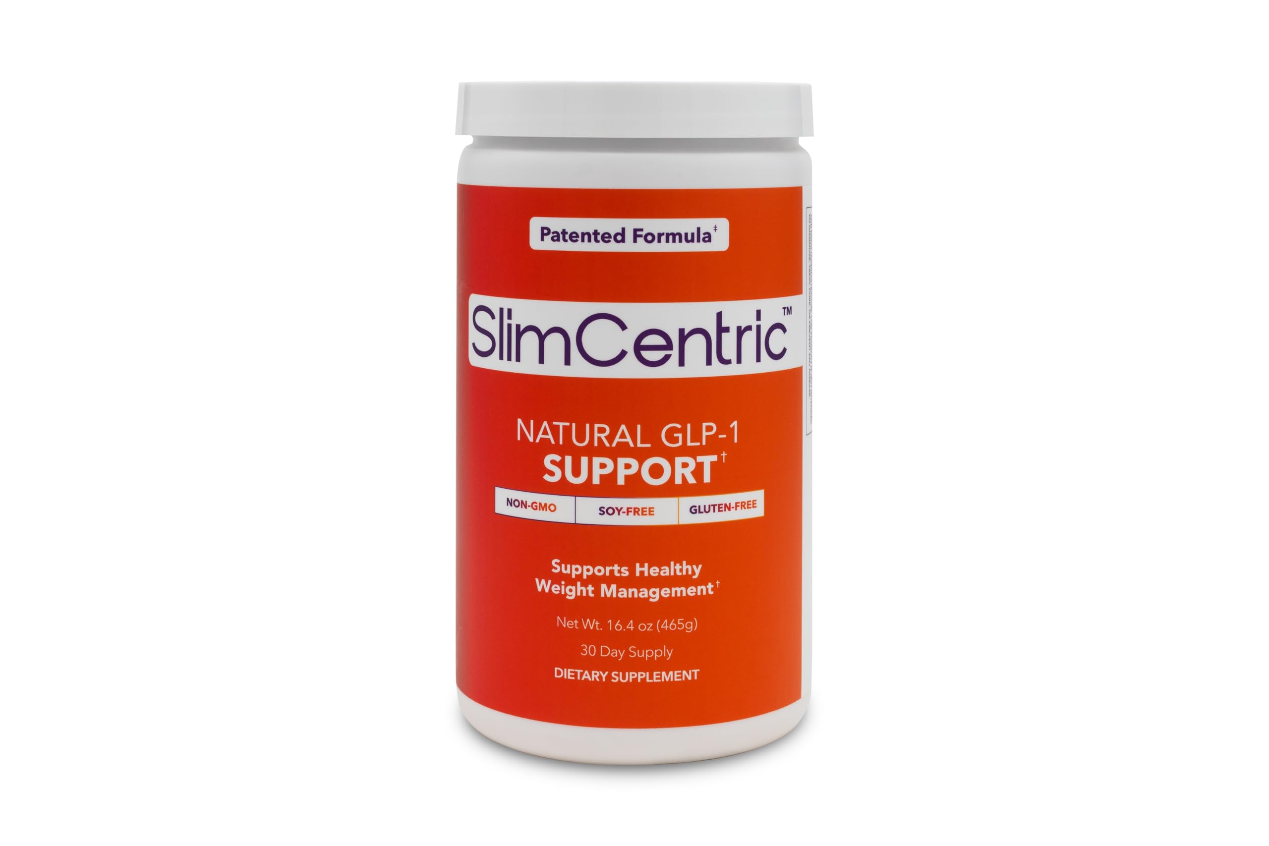 SlimCentric envase 60 porciones para uso diario sostenido.