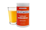 SlimCentric GLP-1 suplemento frasco apoya metabolismo natural diariamente.