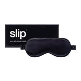 SLIP mascarilla dormir seda negro para descanso profundo y suave
