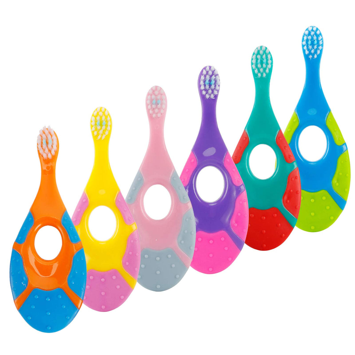 Cepillo Slotic para bebés con cerdas suaves para dientes en desarrollo.