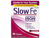 Slow Fe: 45 mg de hierro elemental por tableta para suministro estable