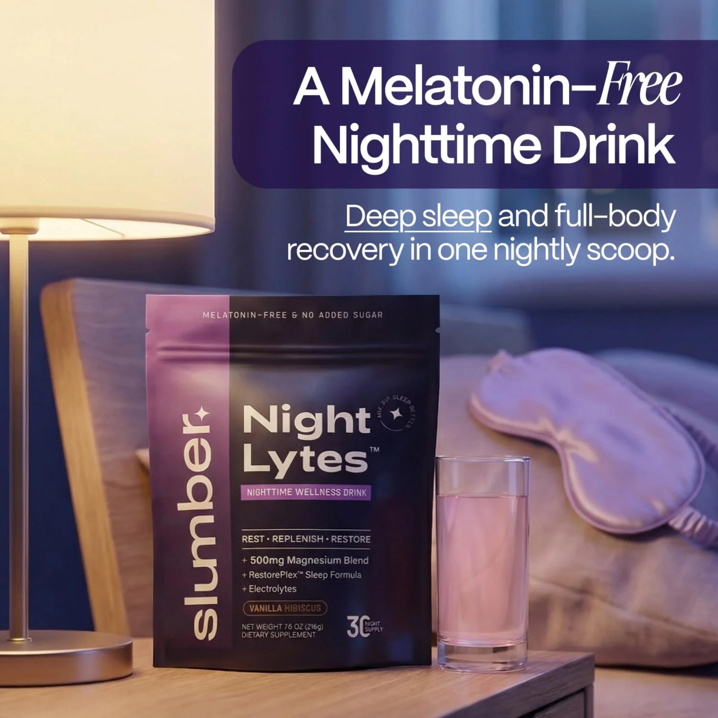 Slumber Night Lytes envase y caja con producción en USA