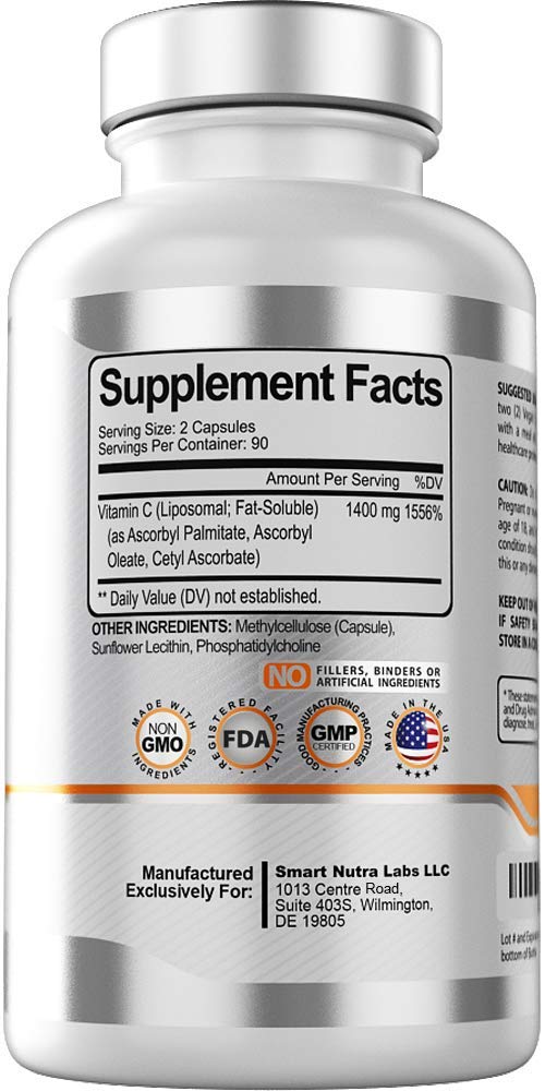 Etiqueta sin China destaca fórmula liposomal de vitamina C