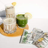 Jugo verde prensado orgánico de SMART Pressed para energía diaria