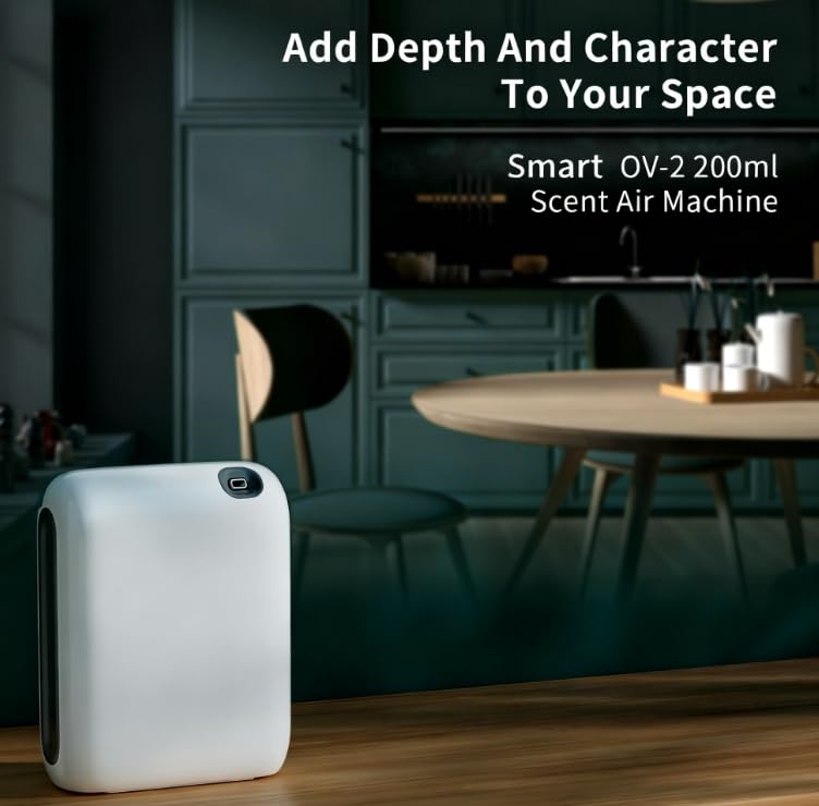 Diseño compacto y portátil del difusor SMARTAROMA para llevar aromas