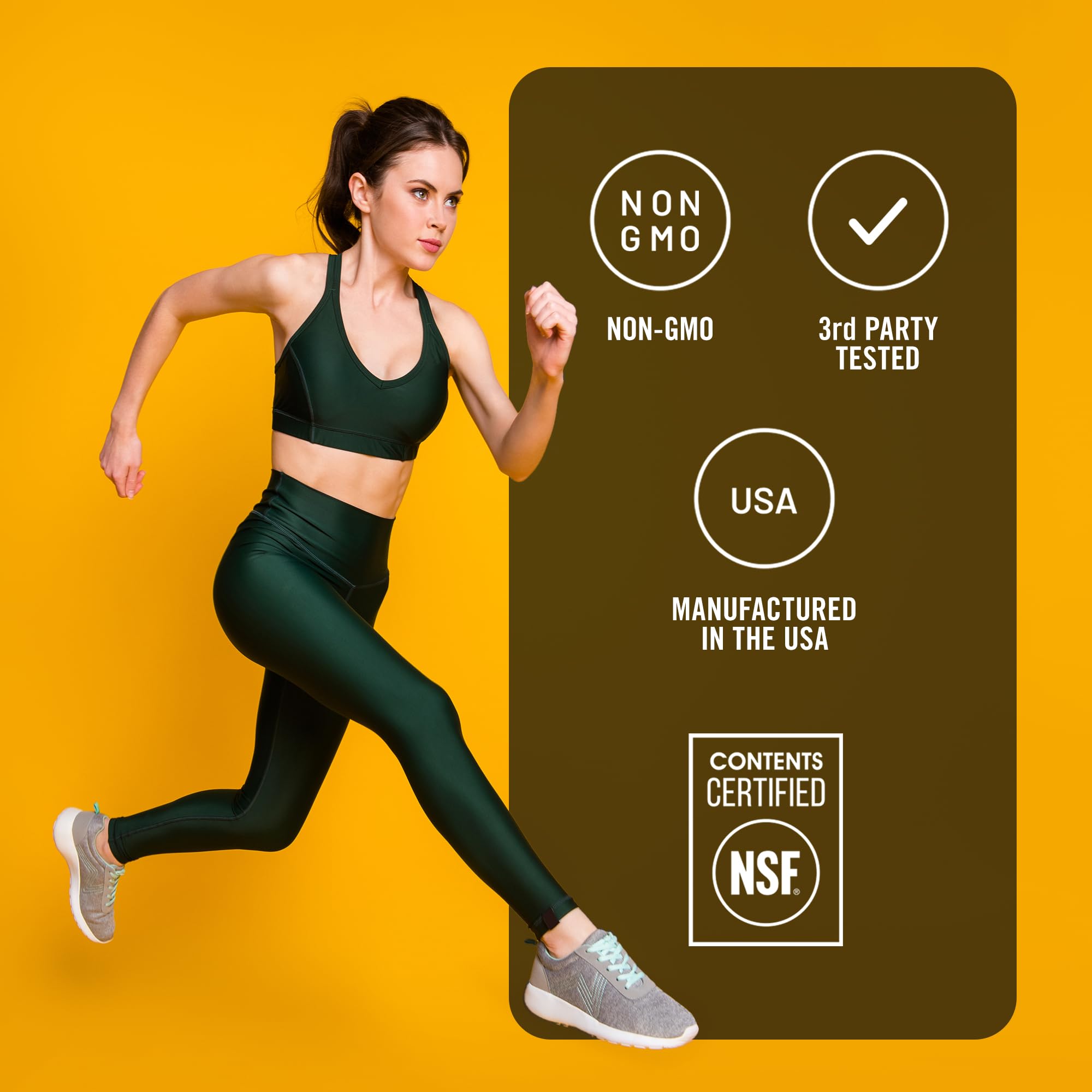 SMARTERNUTRITION certificado NSF, trazabilidad y pureza en cada lote.
