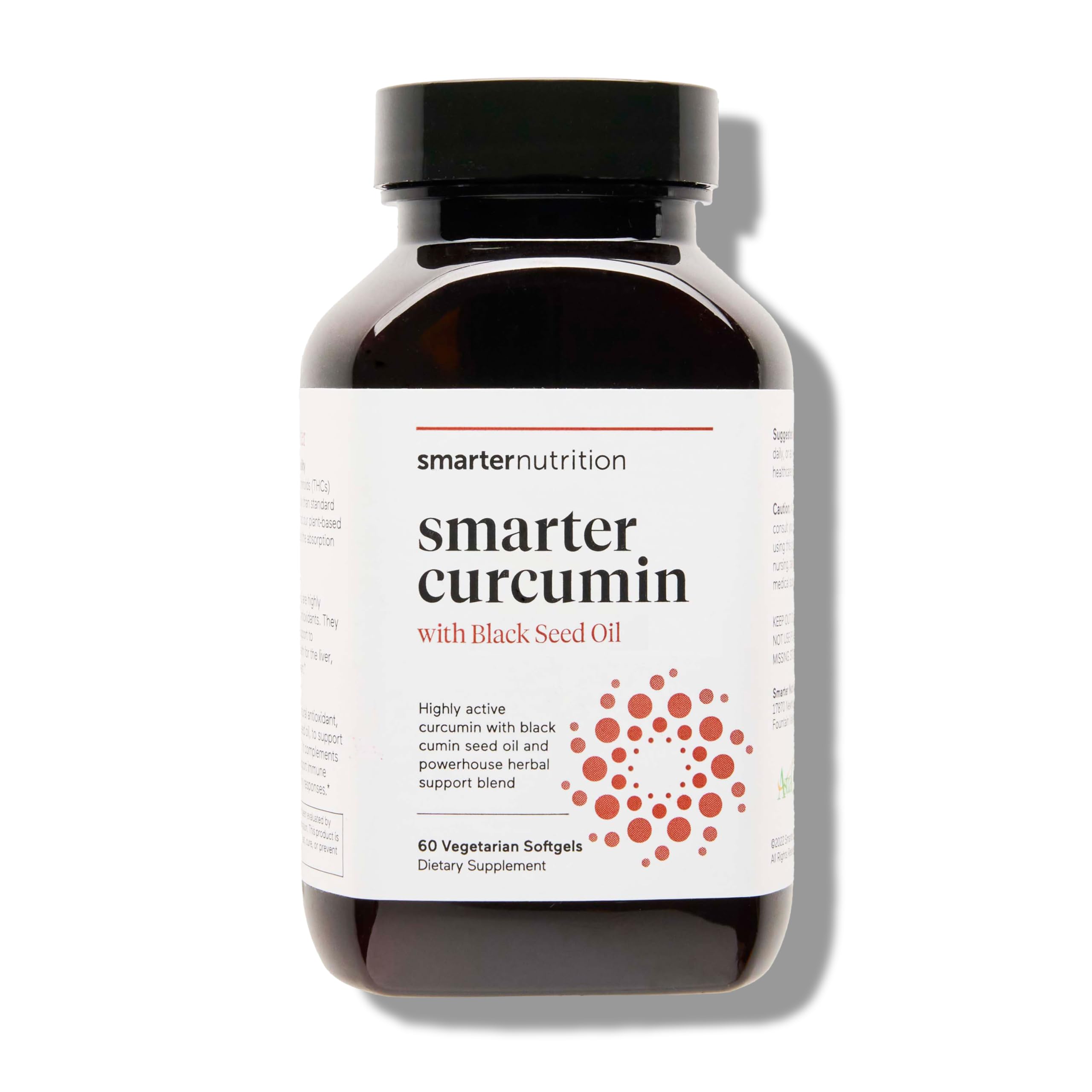 SMARTERNUTRITION Curcumina Softgels: cápsulas blandas de alta absorción para uso diario.