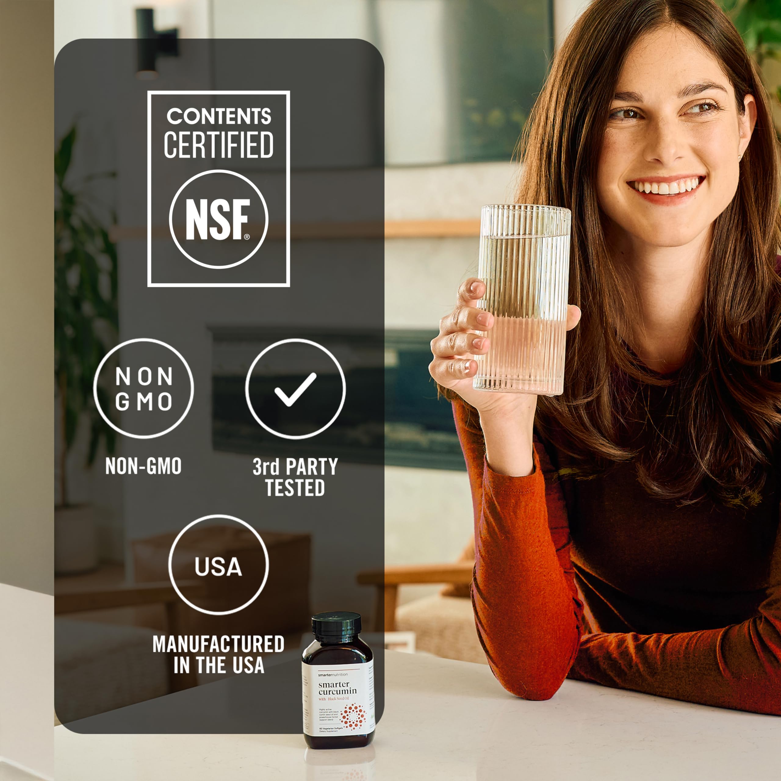 SMARTERNUTRITION Curcumina Softgels, AstraGin para mejor absorción