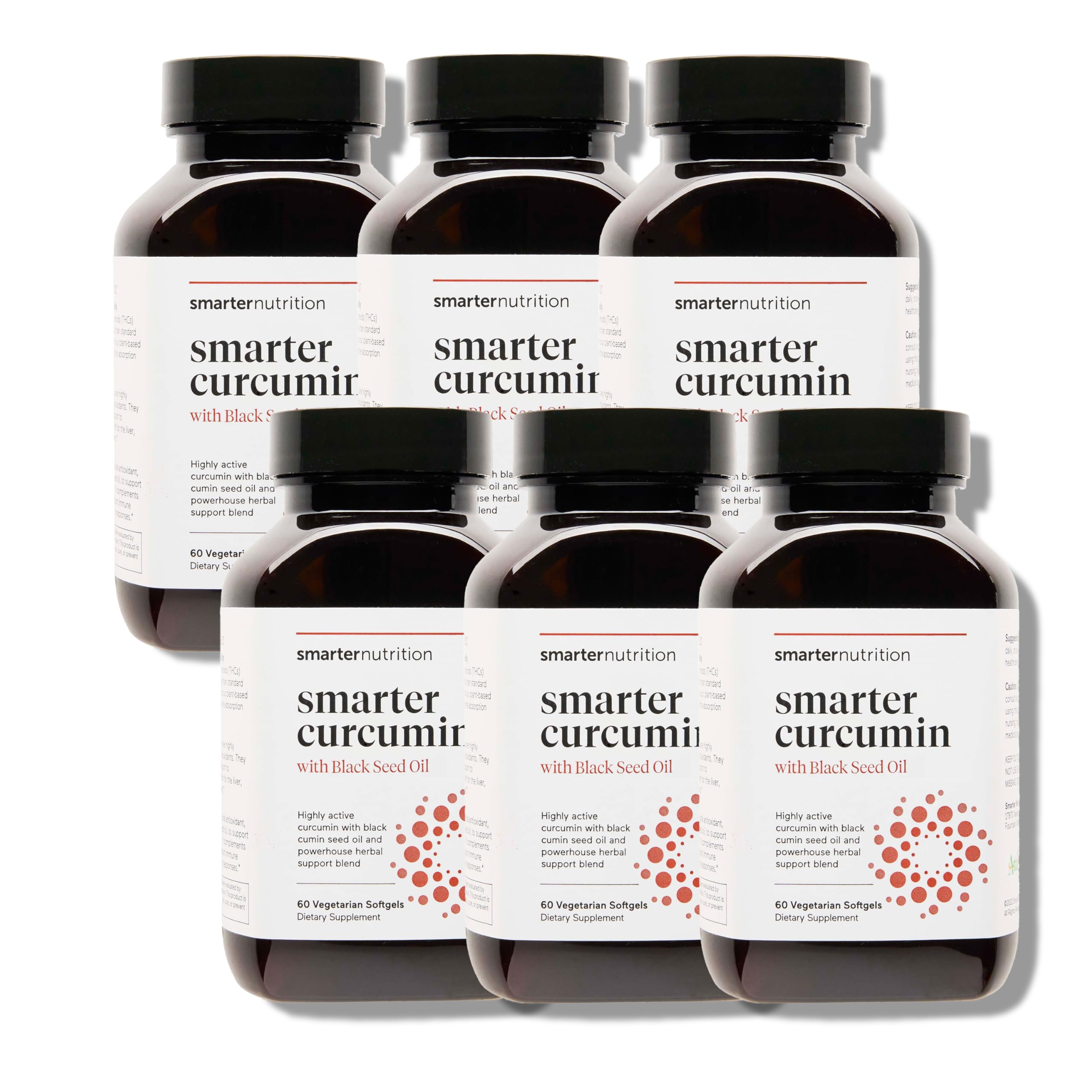 SMARTERNUTRITION Curcumina Softgels, botella, apoyo para bienestar general