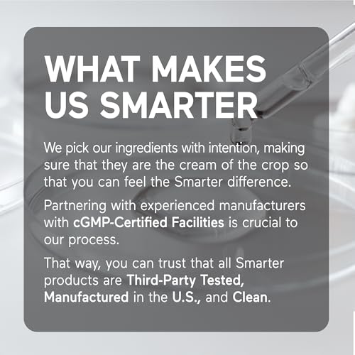 SMARTERNUTRITION Fabricado en USA con control de calidad riguroso.