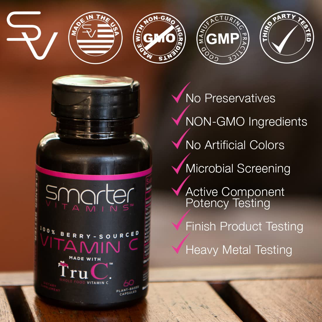 Cápsulas vegetales SmarterVitamins en primer plano para digestión suave.