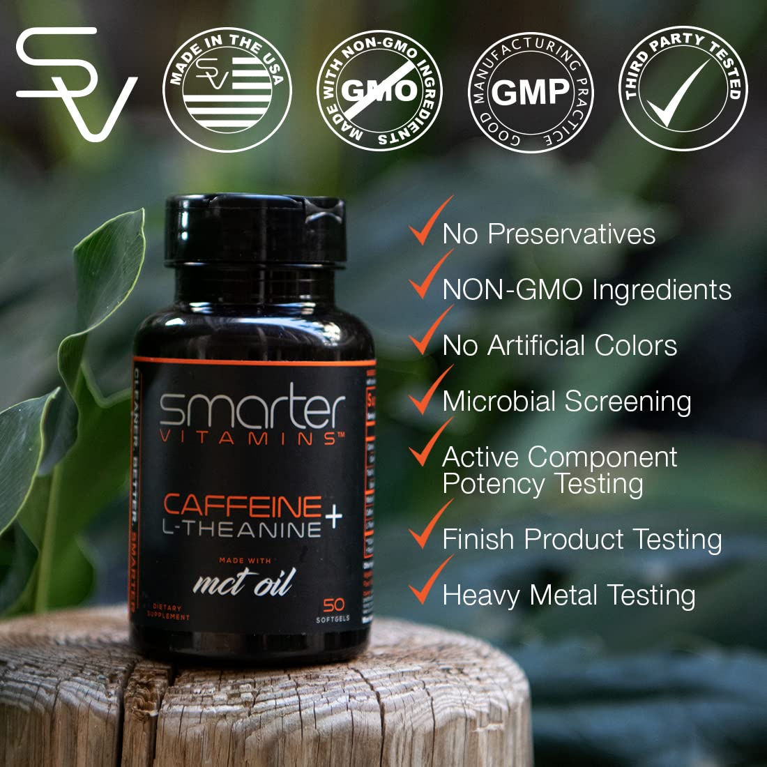 SmarterVitamins fórmula ultraclean libre de gluten y GMO