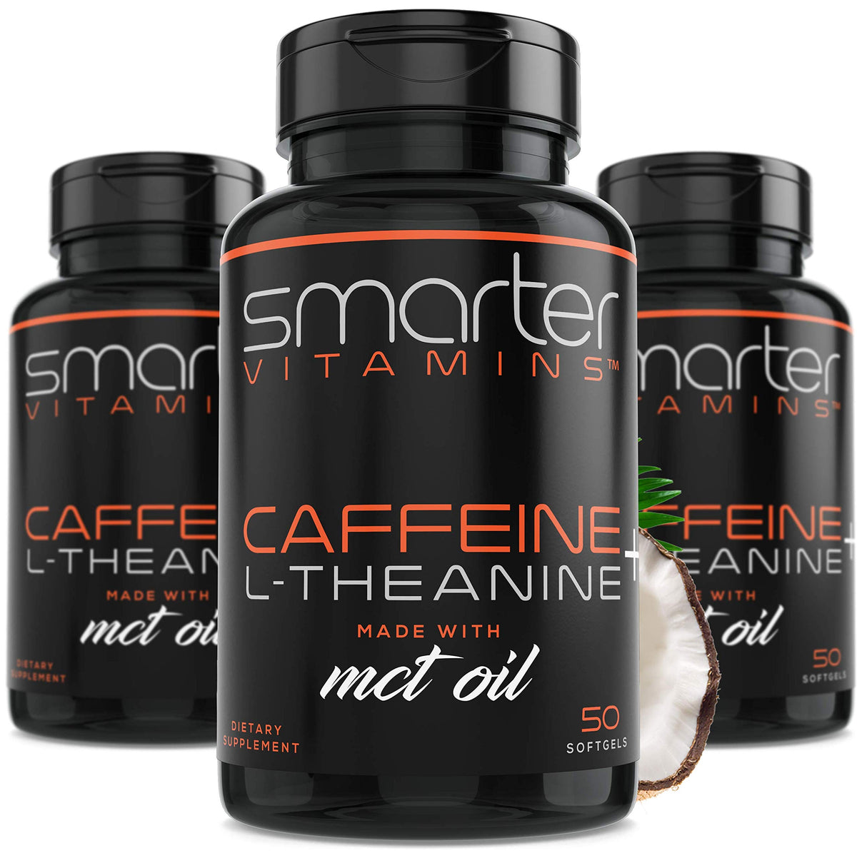 SmarterVitamins triple pack: botellas para energía sostenida durante el día