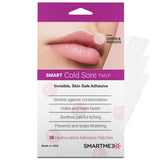 SMARTMED parche para herpes labial compacto y discreto para uso diario.