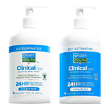SmartMouth Clinical DDS: dos botellas con dispensadores para cuidado diario.