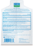 SmartMouth Clinical Rinse detrás del empaque, etiqueta sin alcohol.