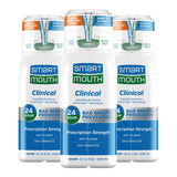 SmartMouth DDS Activado: vista de la botella al verter, experiencia de enjuague suave y fresca.