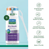 SmartMouth enjuague hidratante que cuida la boca seca sin irritación.