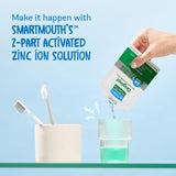 SmartMouth enjuague sin alcohol, textura suave para boca sensible.