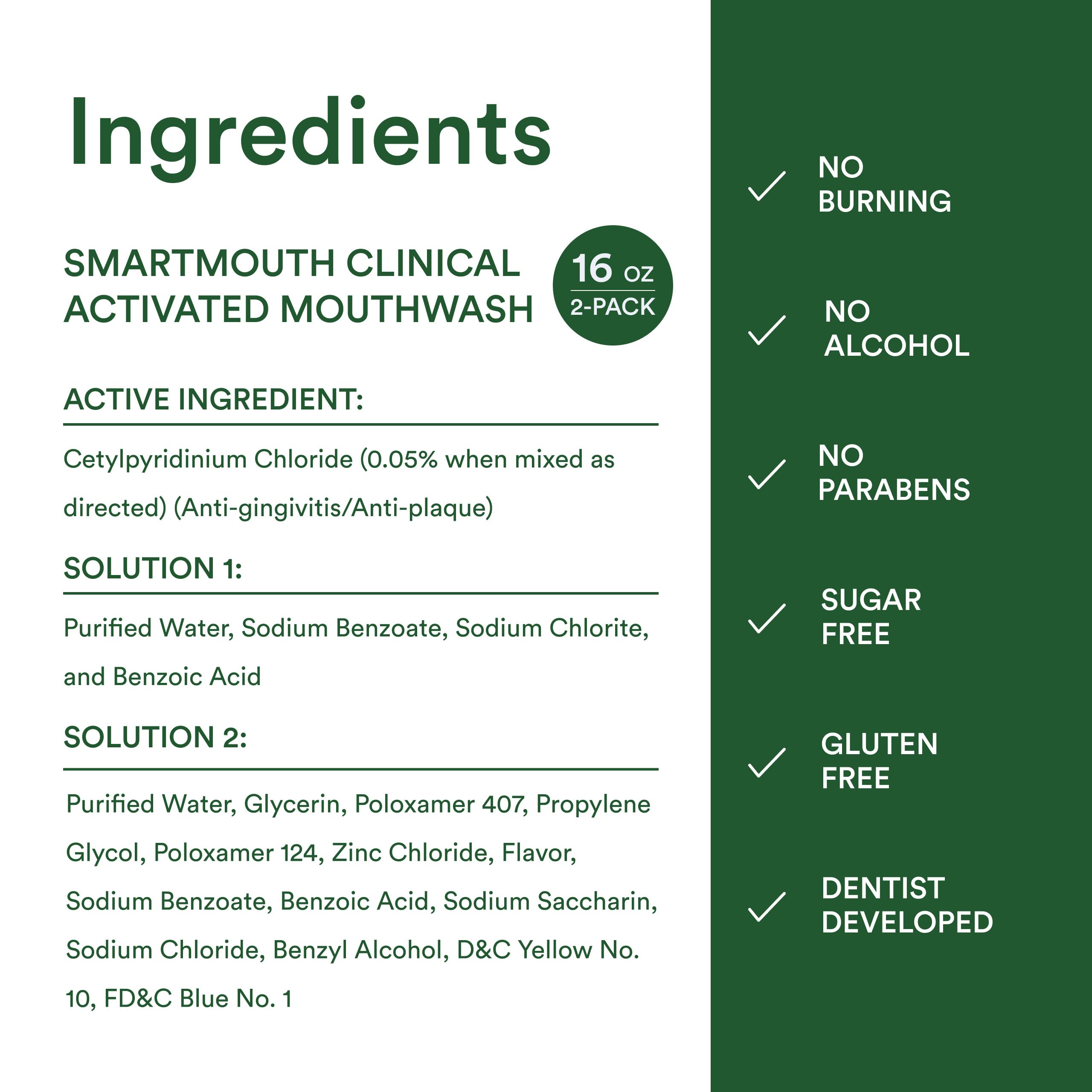 SmartMouth garantía de satisfacción, sello de confianza