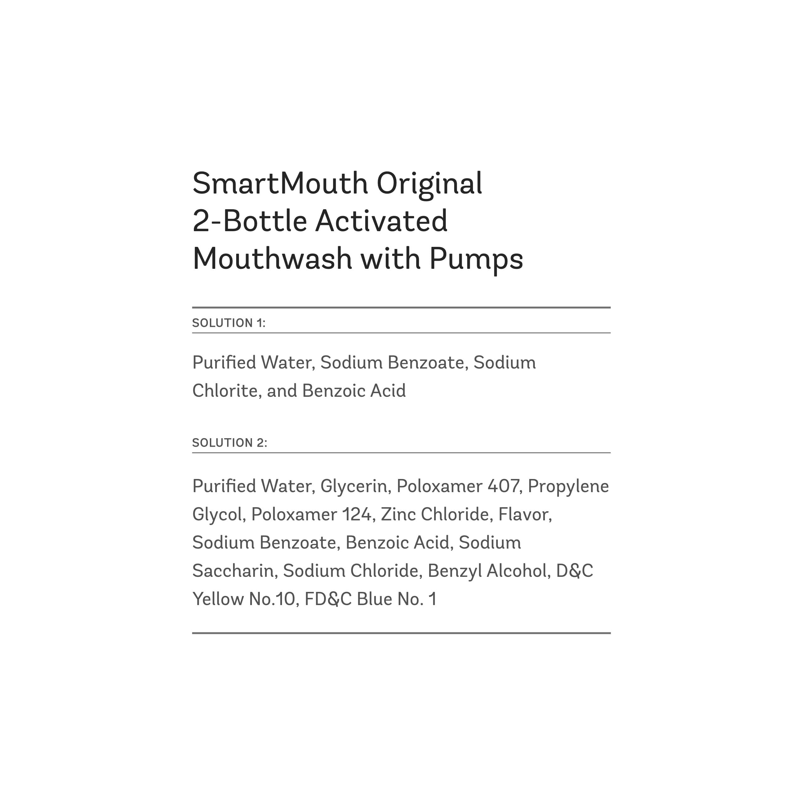 SmartMouth Original: bombas ergonómicas para una aplicación suave y controlada