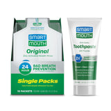SmartMouth pasta dental original para viaje, dientes limpios y aliento fresco.