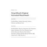 SmartMouth pasta dental zinc-ion, blanqueante suave para manchas superficiales.