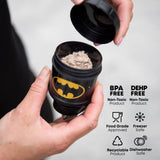 Smartshake Batman material libre de BPA para uso alimentario.